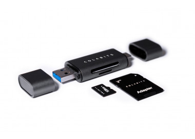 Adaptador USB 3.0 y Tipo C de tarjetas microSD