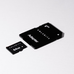 Tarjeta de Memoria Micro SD 64GB V30 U3 A2 + Adaptador