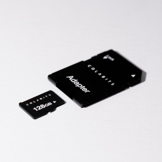 Tarjeta de Memoria Micro SD 128GB V30 U3 A2 + Adaptador